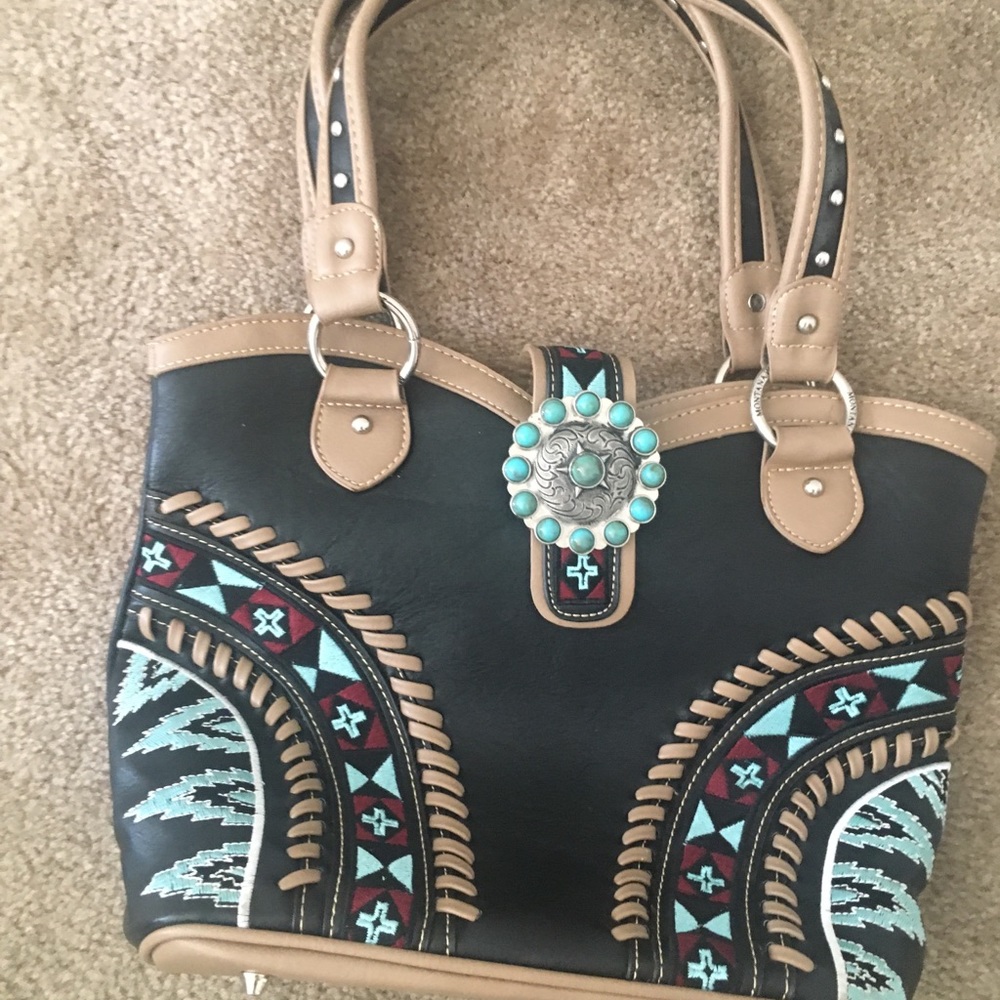 Purse with gun holster